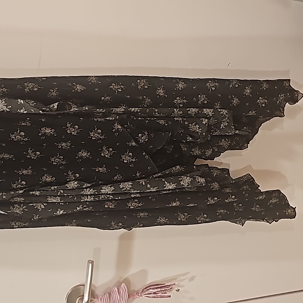 Free People Joaquin Floral Ruffle Plunge Dress - Picture 3 of 5